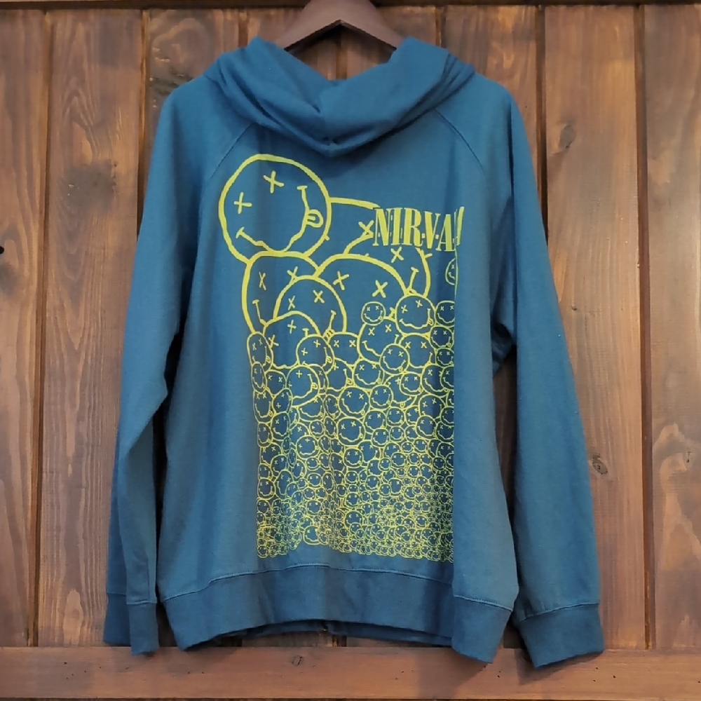 Torrid Nirvana Graphic Zip Up Hoodie 3x